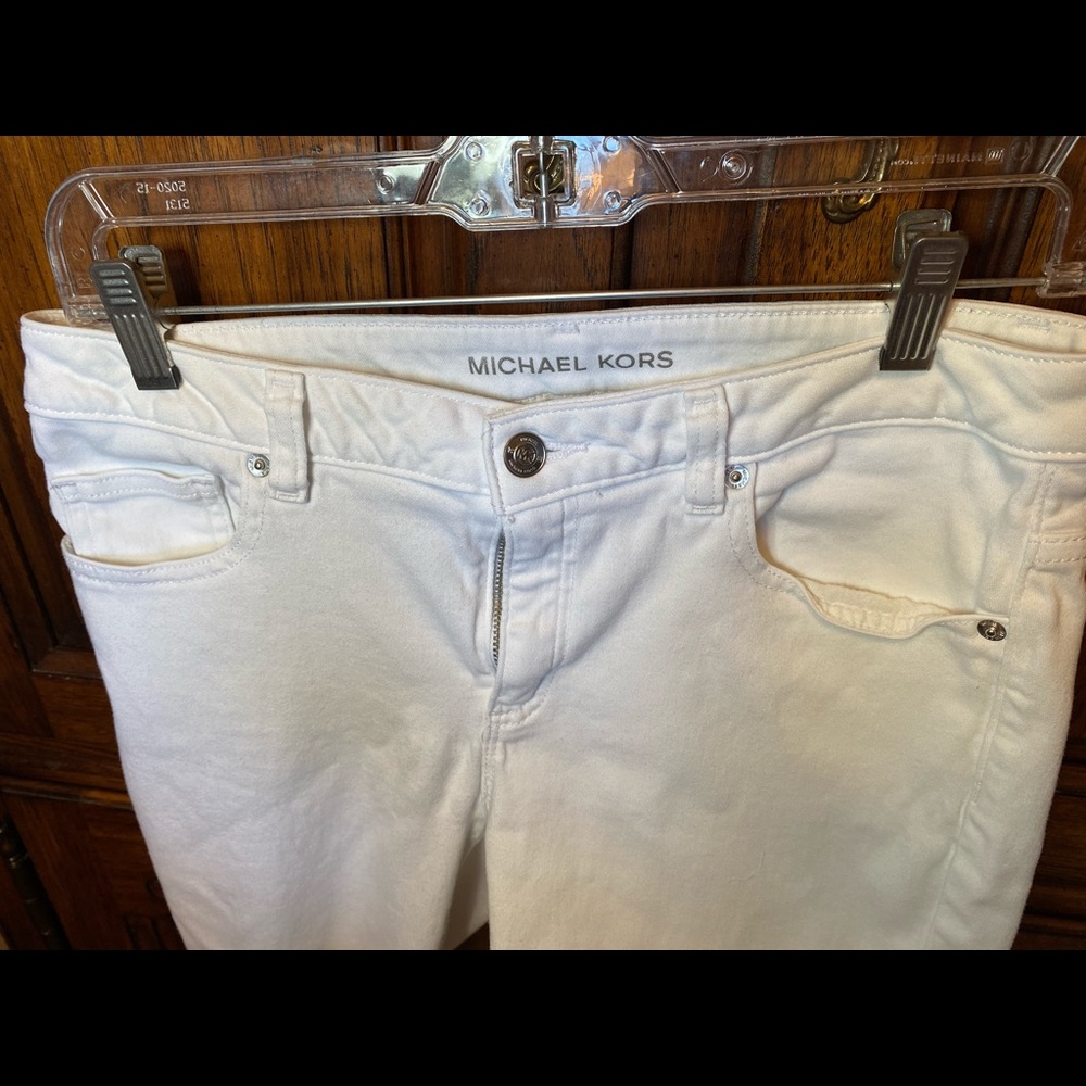 MICHAEL KORS IZZY CROPPED SKINNY JEANS SIZE 8